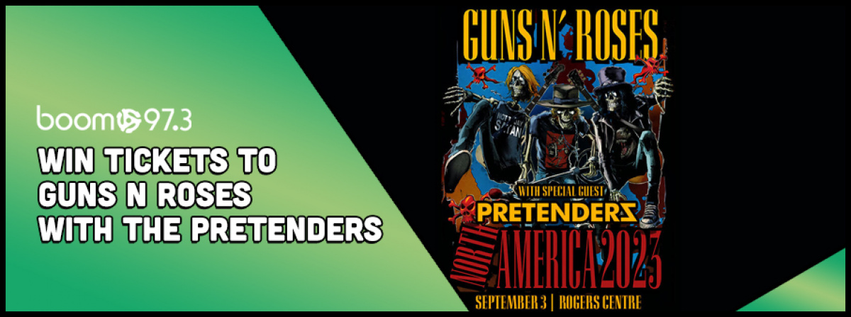 Win tickets to Guns N' Roses with The Pretenders