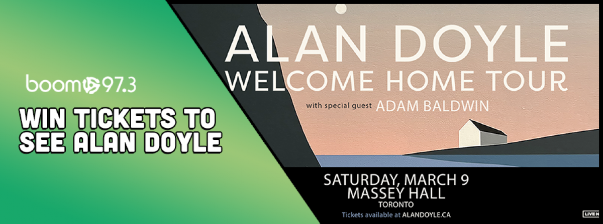 Win Tickets to see Alan Doyle