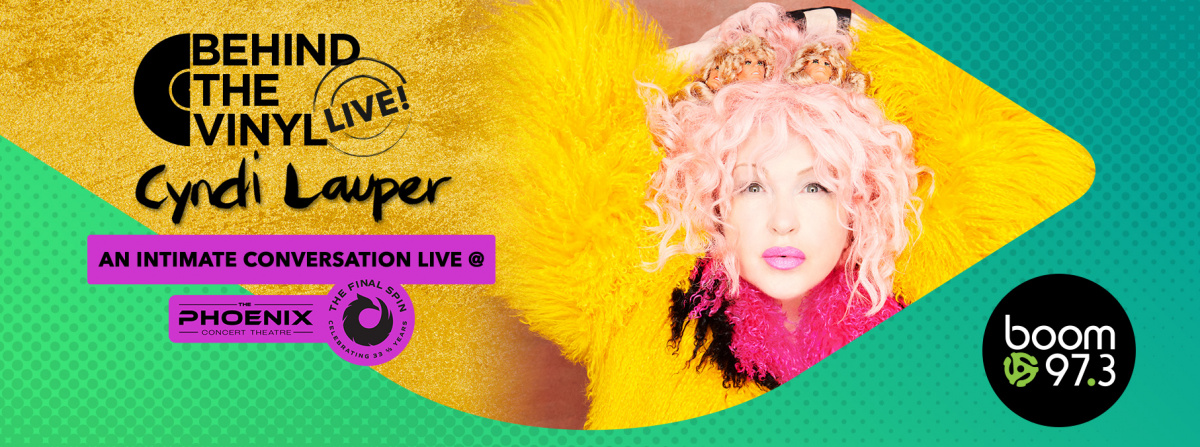 Win Tickets to see Behind The Vinyl LIVE with Cyndi Lauper